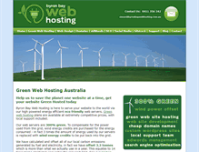 Tablet Screenshot of byronbaywebhosting.com.au